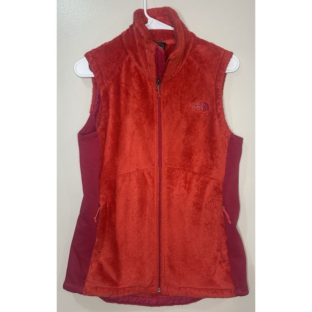 The North‎ Face Women's Osiris Full Zip Fleece Vest Size Medium - Red
